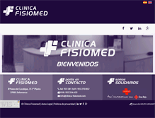 Tablet Screenshot of clinica-fisiomed.com